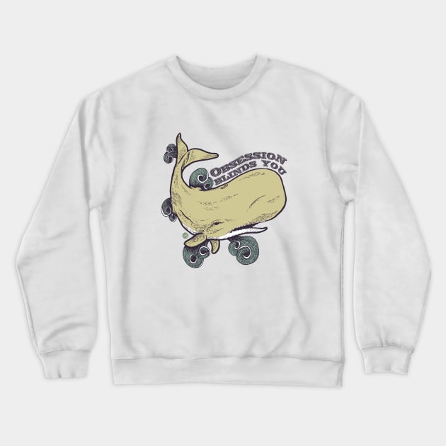 White Whale Crewneck Sweatshirt by Neyc Design